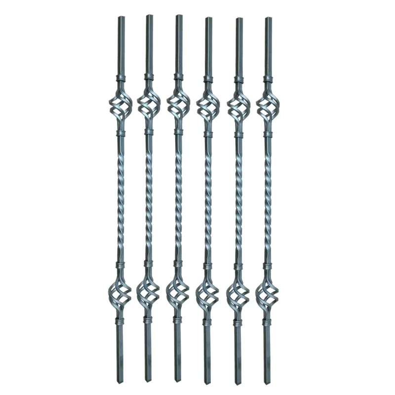 Qingdao KESHUNXIANG forging Garden Fence fitting wrought Iron ornamental iron