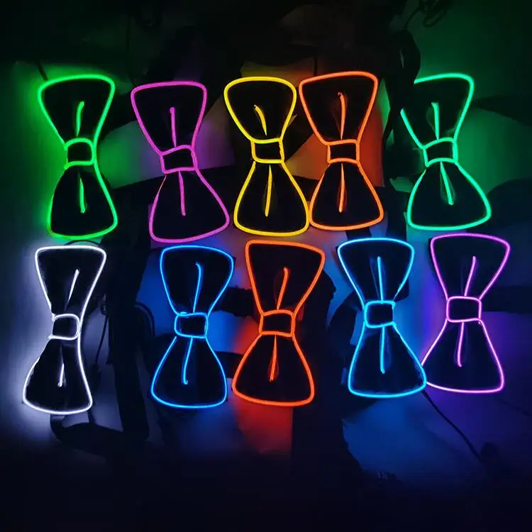Светящийся галстук-бабочка от Neon Night мужской светящийся в темноте
