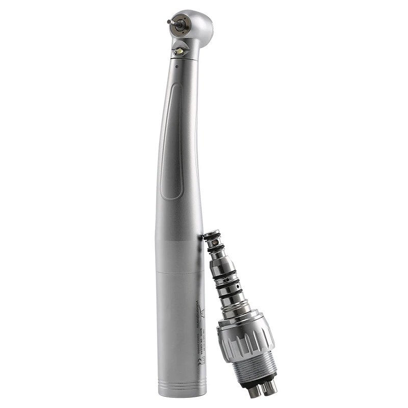 Dental LED High Speed Handpiece E-generator with Quick Coupler 4 Hole YDKKM New