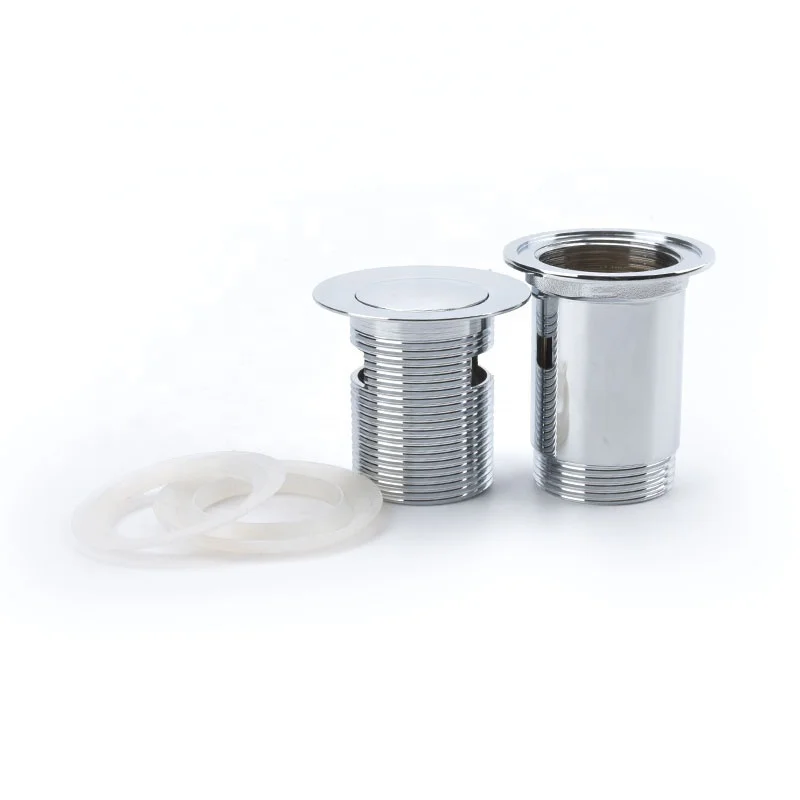 Kitchen Chrome Pop up Waste Sink Drain Strainer for Bathroom