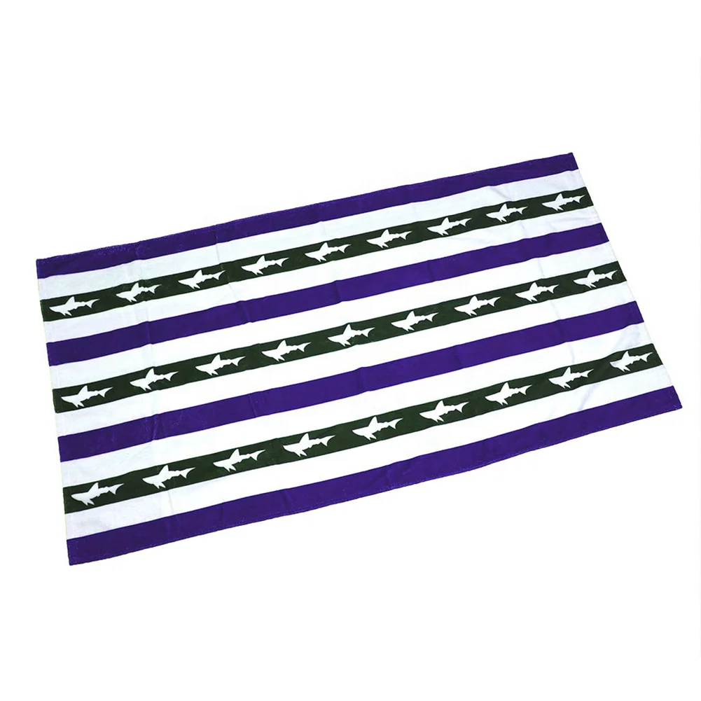 European and American new style beach towel stripe printing beach towel adult children quick-drying
