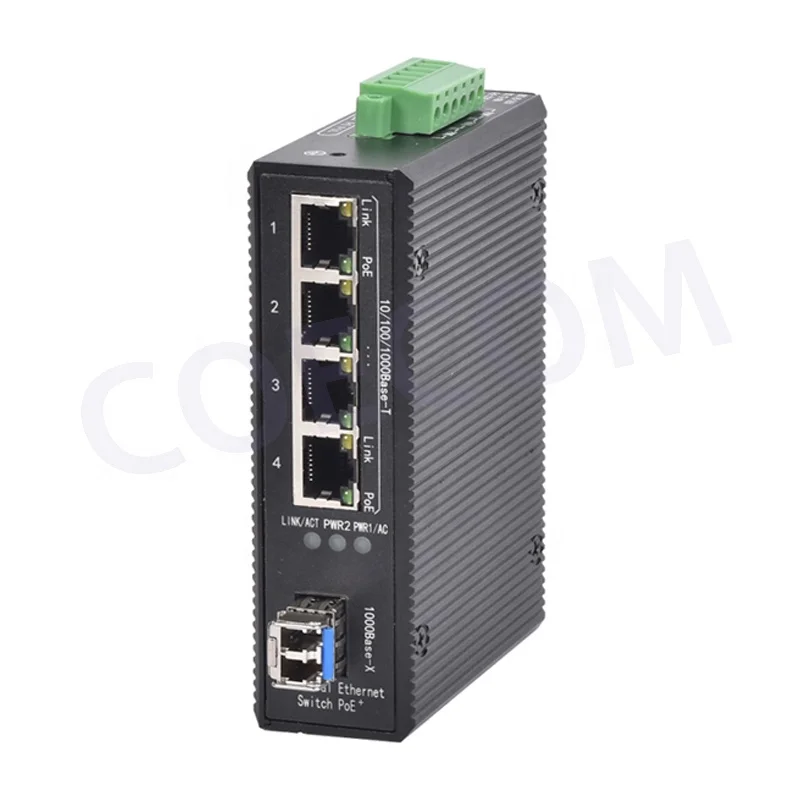 Wholesale Price 1000M Optical Media Converter Fiber Optic SFP 4 Ports ST Multi-mode Fiber Media Converter