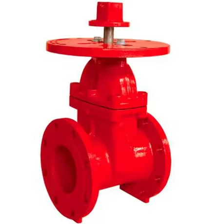 ANSI125/150 Manual Fire Valve with Resilient Seat High Temperature Gate Valve with Non-Rising Stem for Water Application