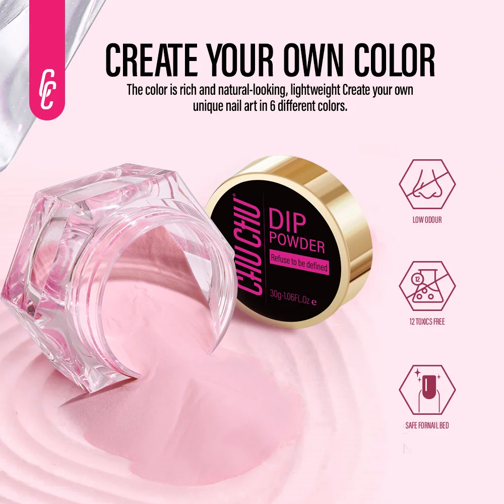 Custom Logo Nail Art Color Pop Acrylic Powder Diamond Dipping Powder Nail Supplies Dipping Powder