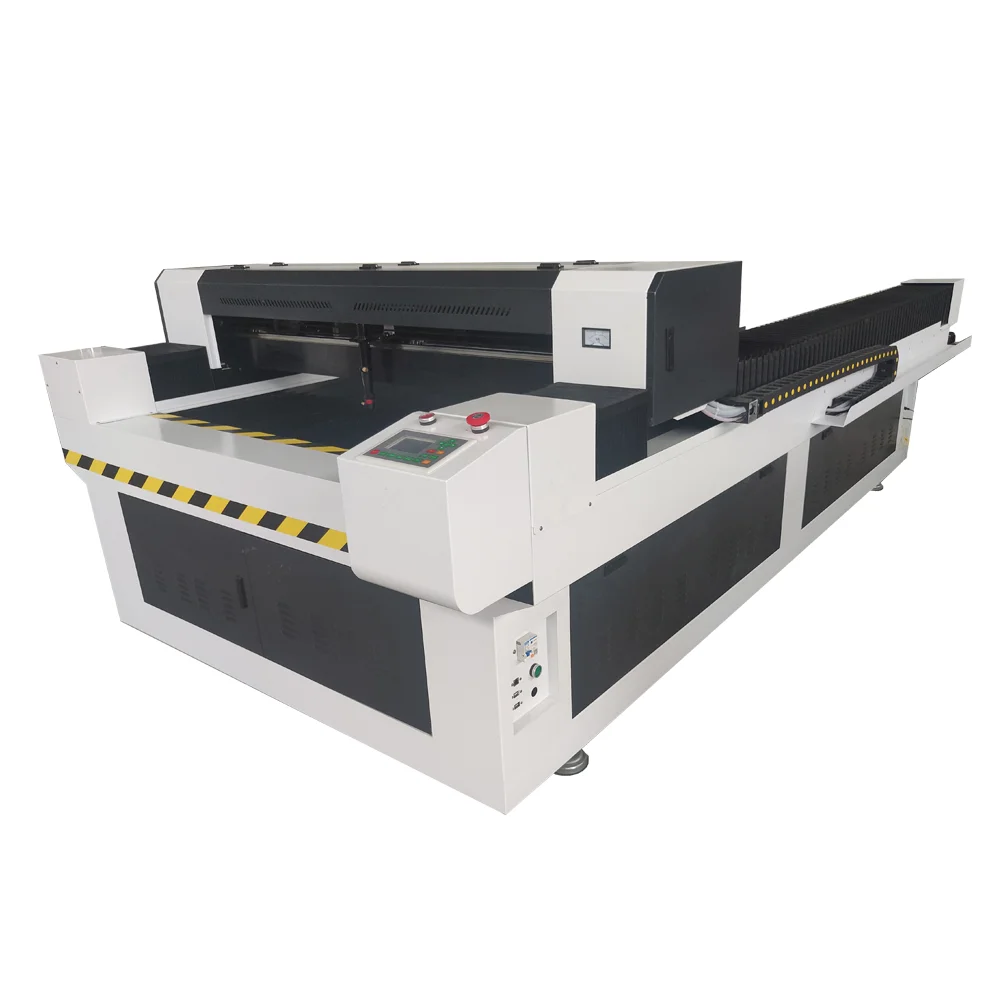 Acrylic wood mdf cardboard plastic rubber PVC foam fabric leather 1325 CO2 Laser cutting machine price  1300*2500mm Co2 Laser