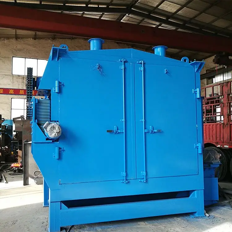Internal Rotary Crawler Shot Blasting Machine rust Removal Metal Shot Blasting Machine Steel crawler Shotblasting Machine