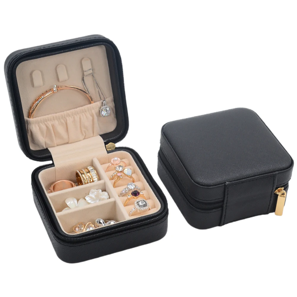 Роскошные креативные Красивые Детские Портативные подарочные наборы чехол китайская универсальная упаковка маленькая кожаная шкатулка для ювелирных изделий