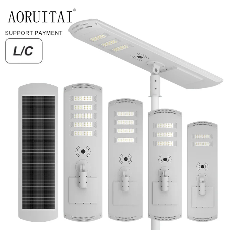 Support L/C Pay Gaocheng Outdoor Ip65 Waterproof 60 120 180 240 300 360 420 W Road All in One Solar Led Street
