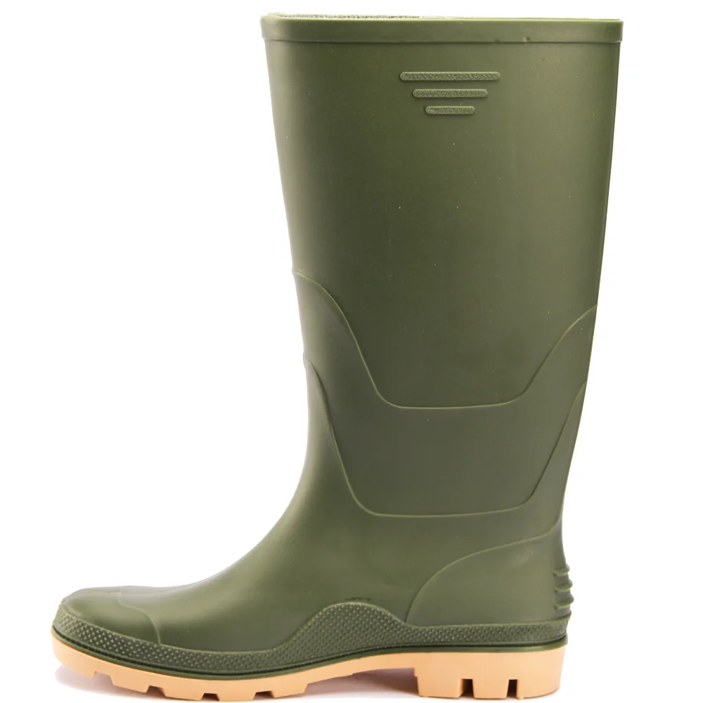 EN12568 factory safety PVC rubber men shoes industrial safety work boots