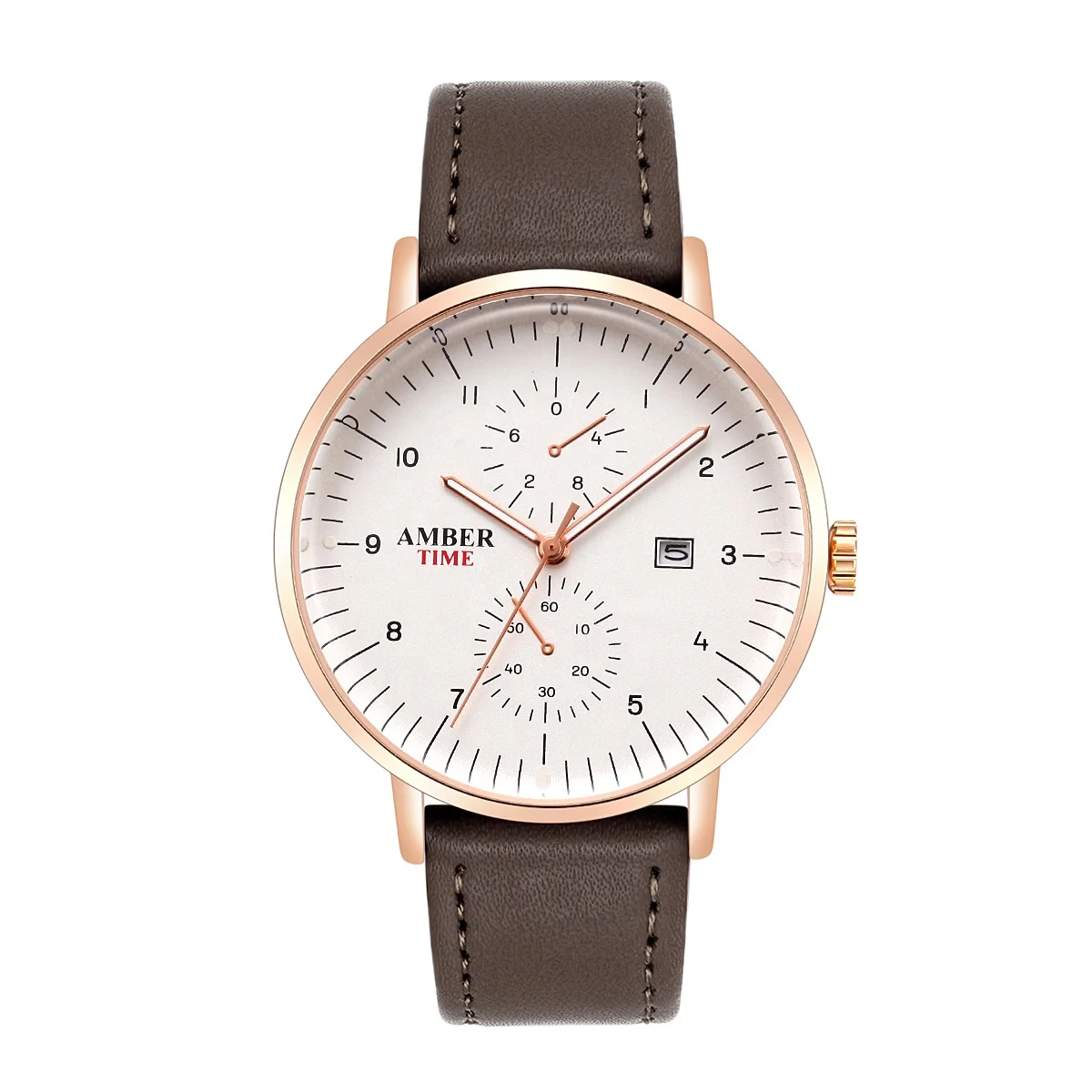 Fashion Men Leather Casual Analog Quartz Business Watches Men Party Decoration Business Wrist Watch