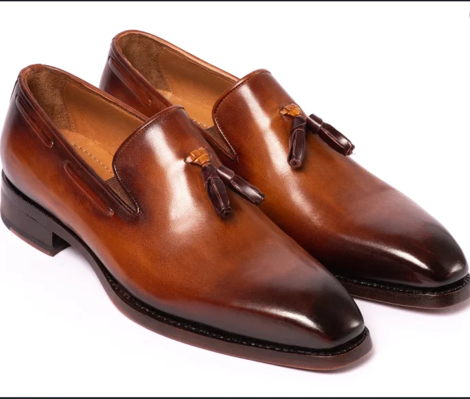 Мужские тонкие туфли на весну-2021; Новая удобная обувь; На низком каблуке; Мужская обувь градиент модельная обувь