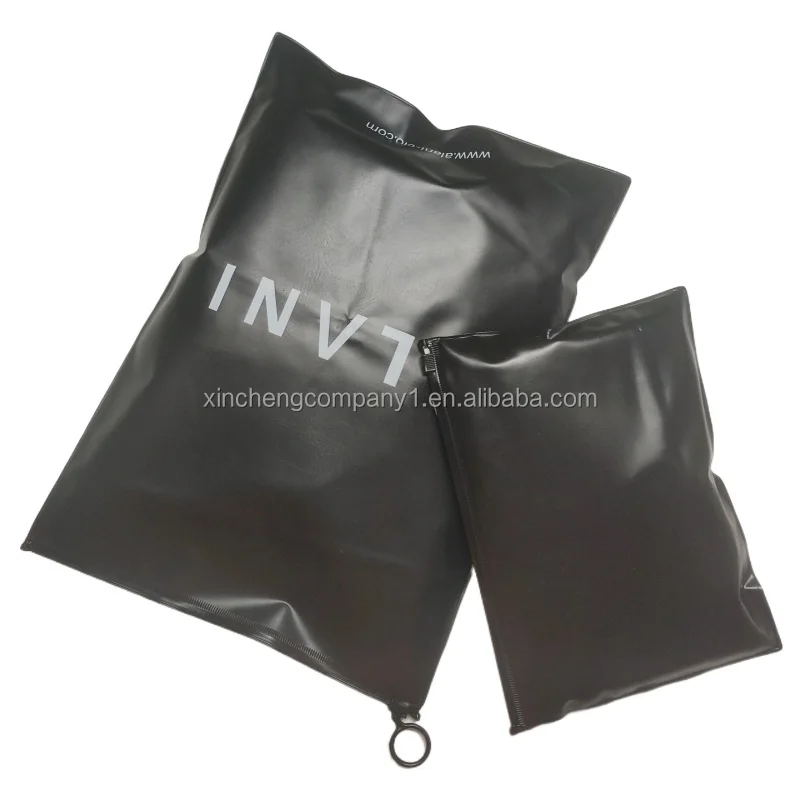 Ziplock Bags for Clothes Packaging Zippered Bag Custom Frosted Zipper Package Ziplock Bag Clothing Zip Lock Silicone OEM Accept