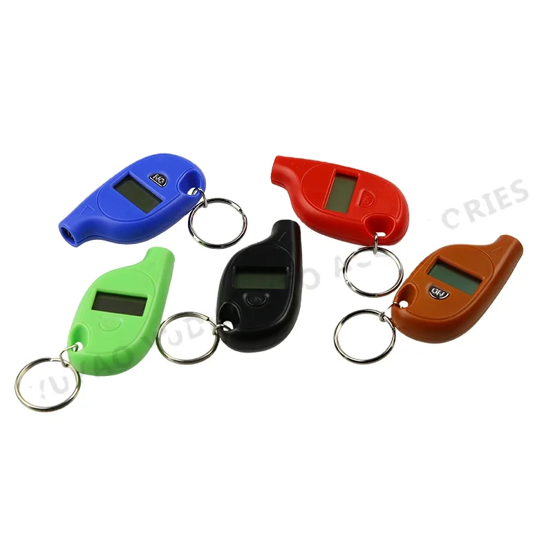 Цифровой манометр для шин, автомобильный измеритель давления в шинах с ЖК дисплеем