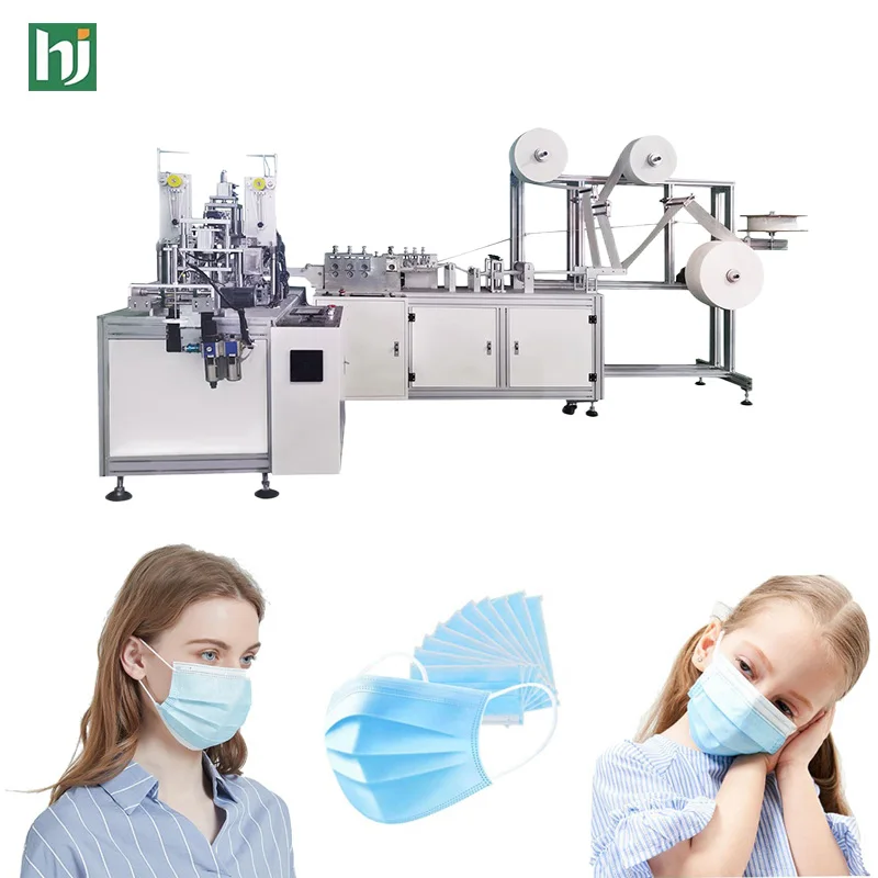 Factory 150 Pcs/min  Full Automatic high speed ffp2 flat face mask making machine