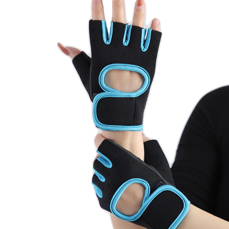 Exercise Half Finger Sport Workout Fitness Weight Lifting Gloves Gym Gloves