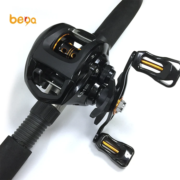 
Black 12+1BB Special Offer Cheap Chinese Wholesale Murah Low Profile Fishing Reel Baitcasting Bait Casting Reel 6.3:1 