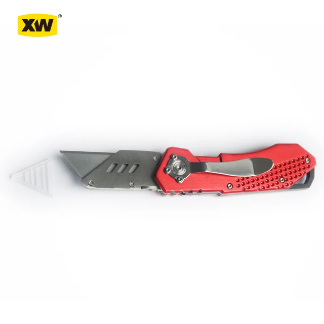 Heavy Duty aluminum folding camping  pocket outdoor utility knife