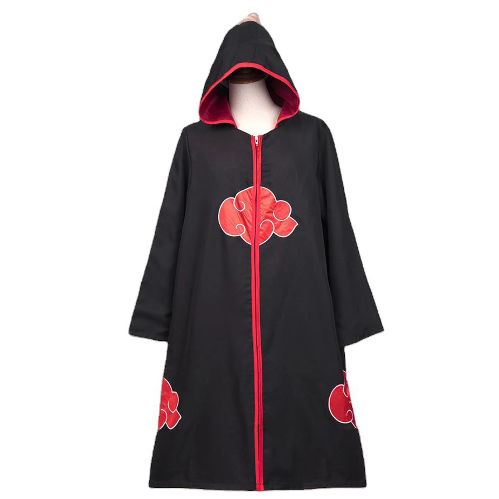 Akatsuki Tobi Obito Cosplay Costume Akatsuki Long Sleeve Cloak Halloween Carnival Funny Adult Cosplay Costume Plus Size XXS-3XL