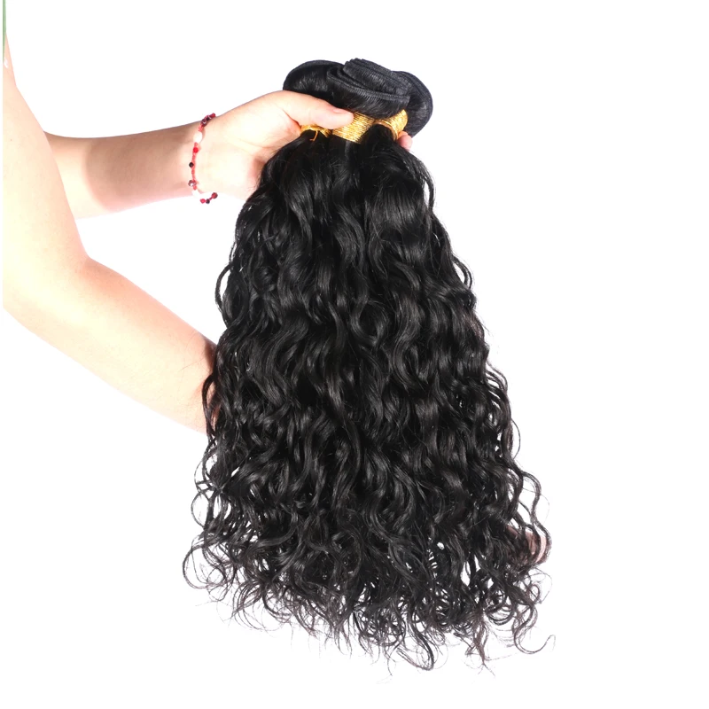 
Shipping immediately 8 inch-40 inch Virgin human hair bundles of Water Wave Top quality 100% unprocessed remy hair bundles 