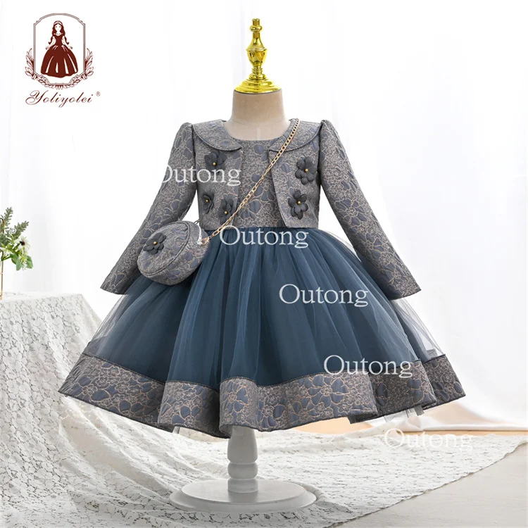 Yoliyolei Summer Baby Girls Princess Sleeveless Falda sin tirantes Flower Dresses Toddler Girls Cotton Floral Dress