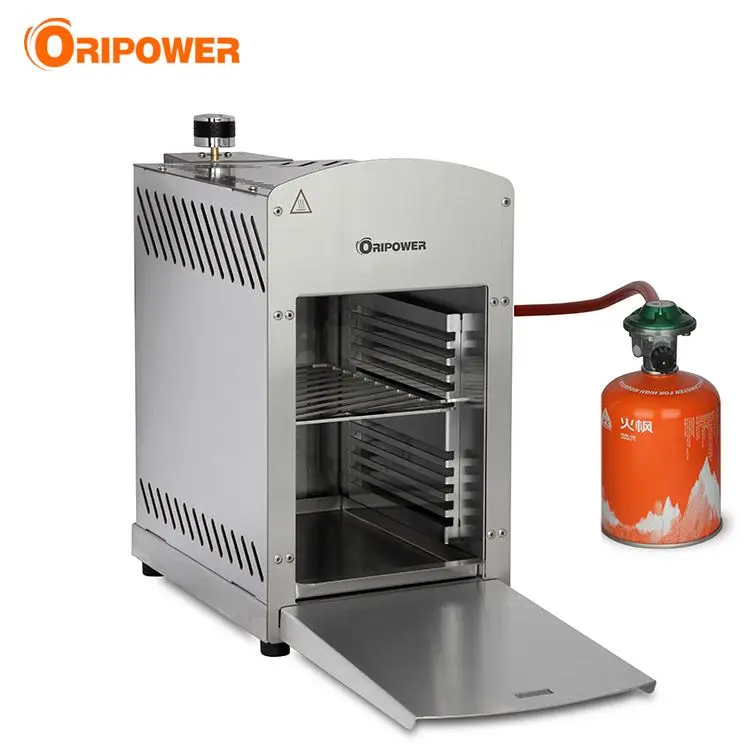 Camping Portable kitchen garden stainless steel mini pizza bbq gril infrared burner gas beef steak maker bbq grill