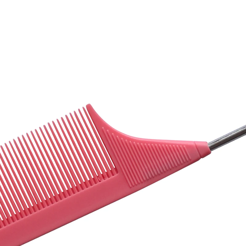 Wholesale Hair Highlighted Precision Parting  Comb Haircomb Rat Tail Hair Comb For Barber Styling Combs Private Label