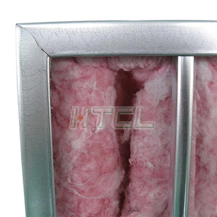 Factory Price Fiberglass Pocket Filter G4 F5 F6 F7 F8 AHU Hepa Filter Air Conditioning Bag Filter
