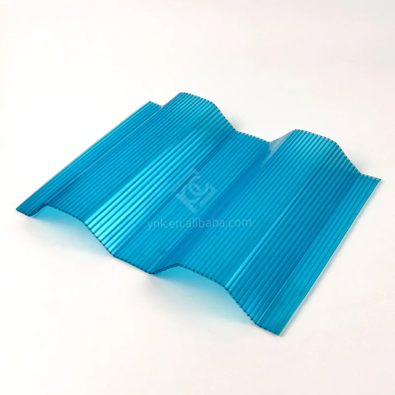 
1.2mm water proof polycarbonate corrugated sheet roofing panels/ skylight tiles 