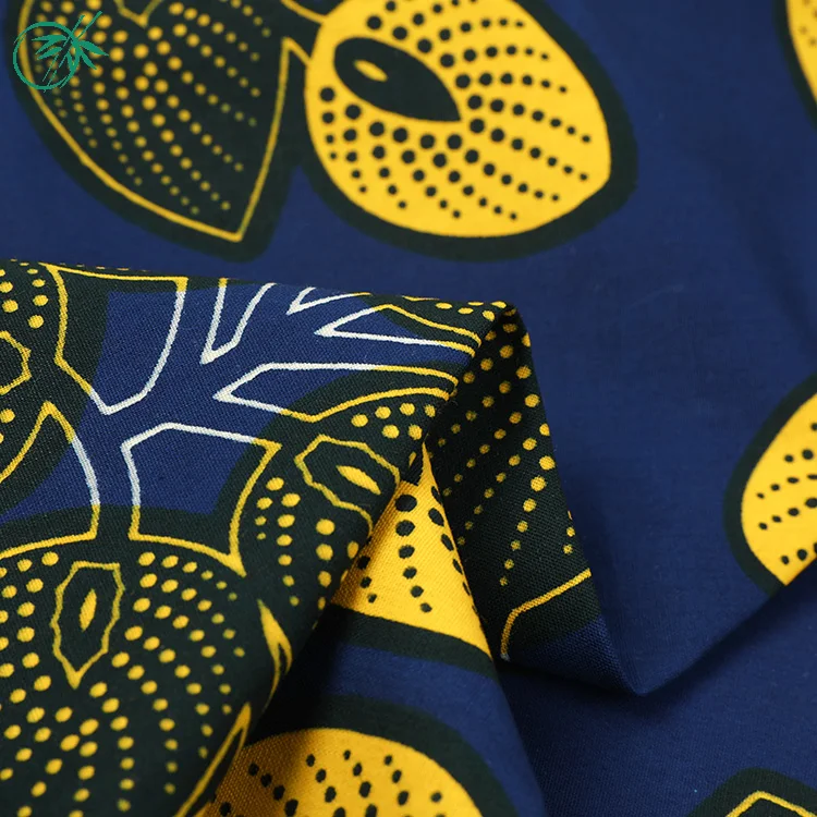 
Hot sale shrink resistant prints wax african 100% cotton african wax fabric 