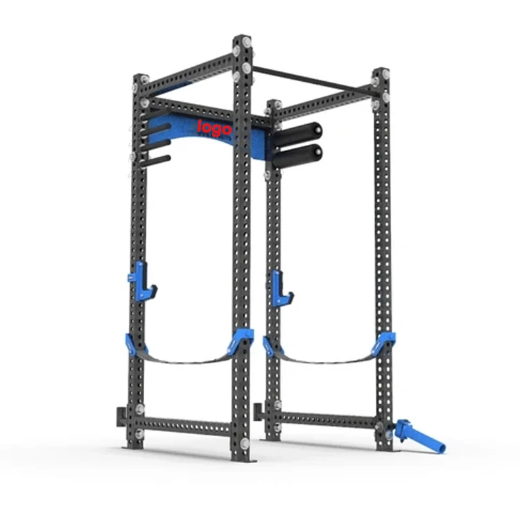 Customize multi cross fitness single power rack for weight lifting strength training