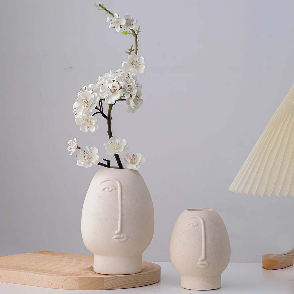 Custom creative modern pink strawberry ceramic flower vase home decoration strawberry vase indoor vivid fruit shape vase