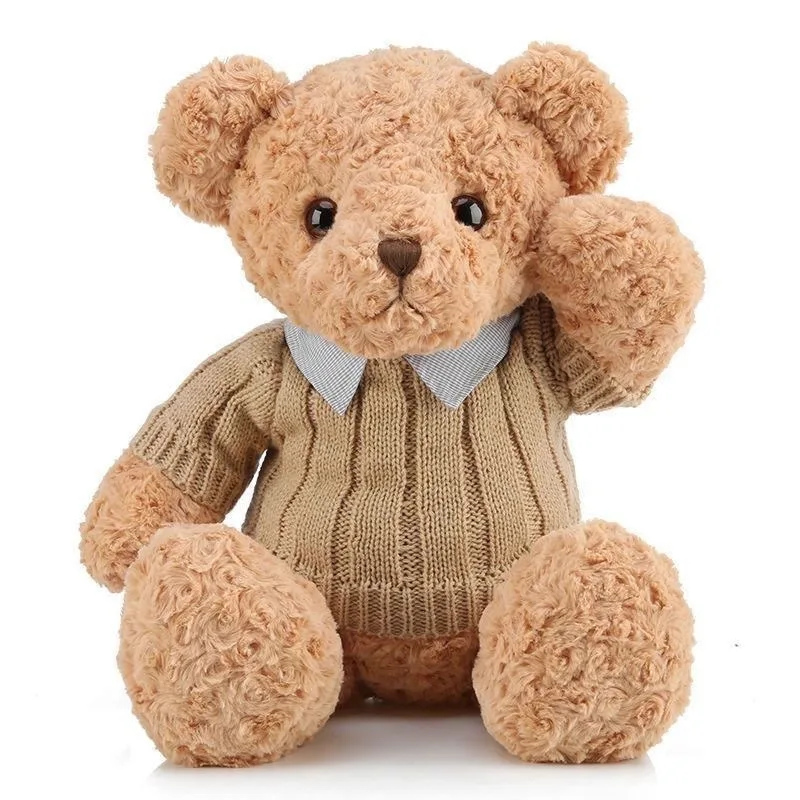 Teddy Bear Stuffed Animals Soft Plush Cute Teddy Bear with Hoodie Doll for Boys Girls