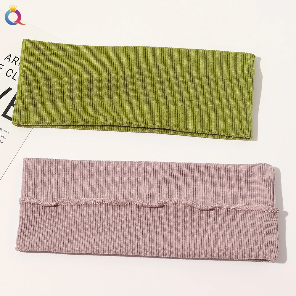 elastic sweat band headband sport jogging pilates exercise headwrap hairband