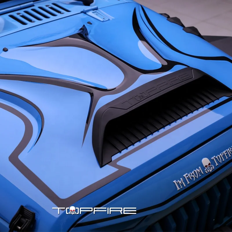 
2020 Topfire newest Fury body kit Engine Hood Bonnet for Jeep Wrangler JK 