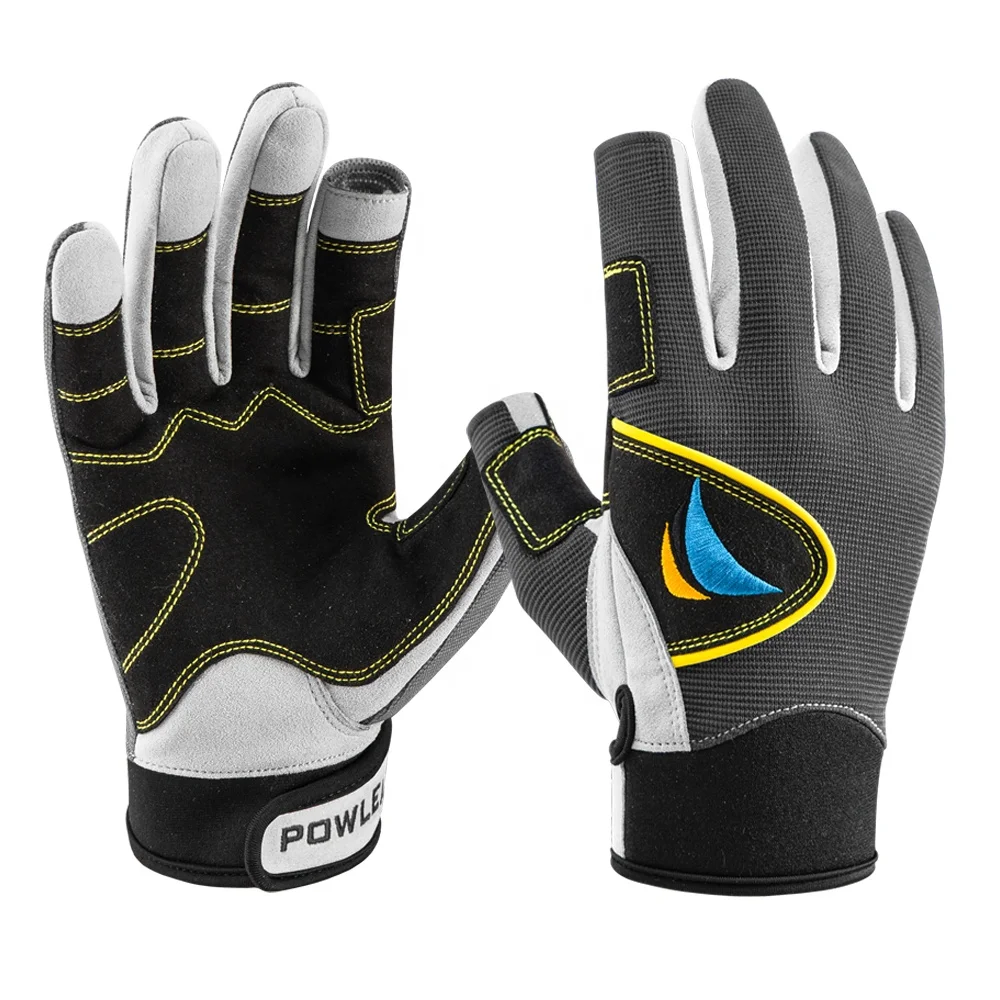 Custom OEM ODM Kayaking Sailing Gloves New Style 3 Finger Boating Fishing Water Sports Gloves Factory