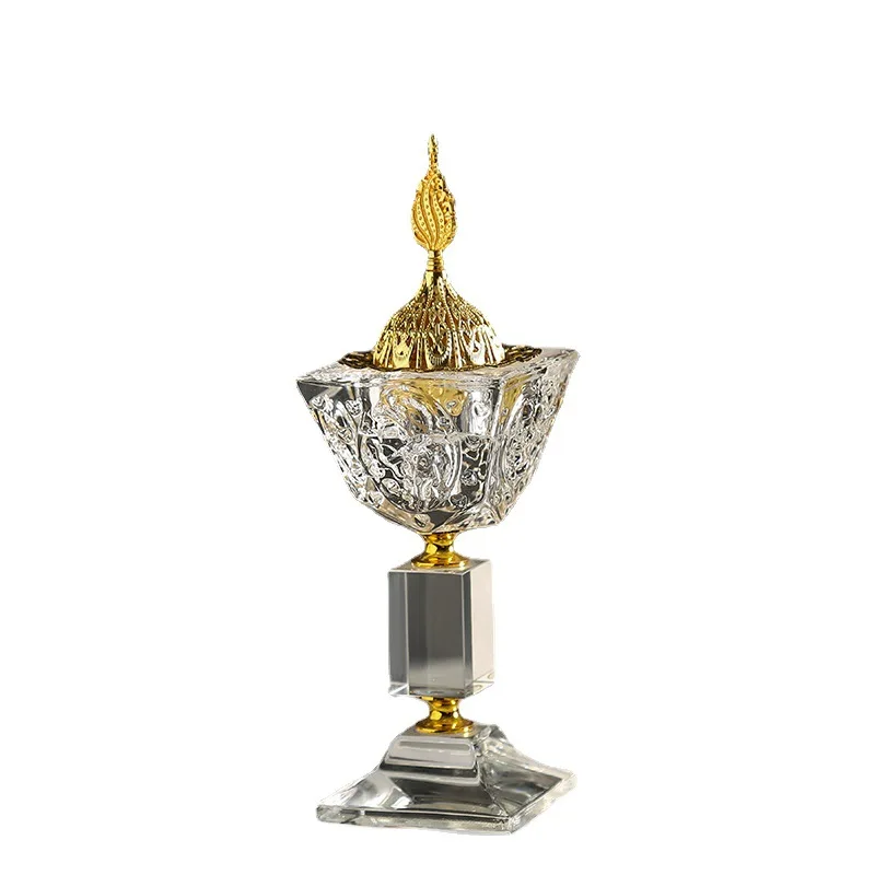 Factory direct supply custom crystal craft fashion simple Crystal Incense Burner