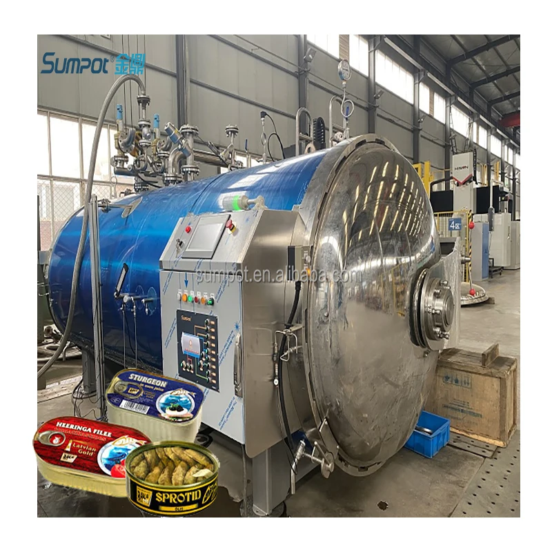 High Efficiency Canned Fish Sterilization Retort Machine