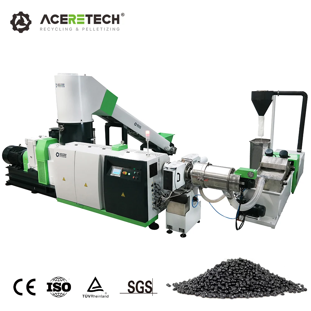 Bv завод ACS-H1200/160 переработанного грануляторы ПВД ПП Pe Pvc пластиковых гранул и гранулы линия