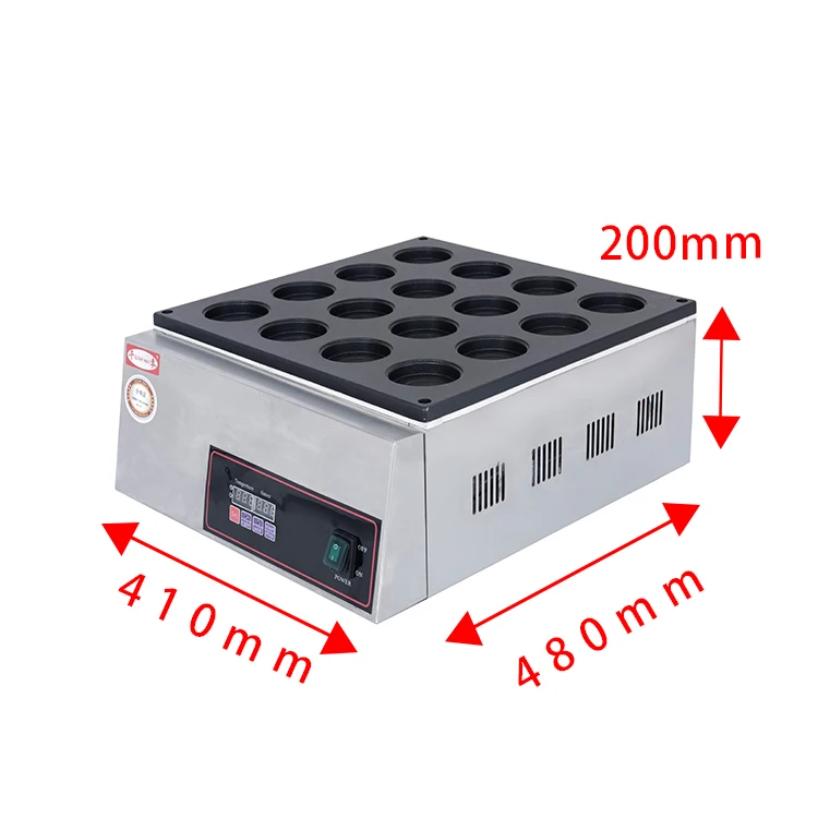 16 Holes  egg pancake hamburger machine wheel Cake Maker  Food machine for restaurant