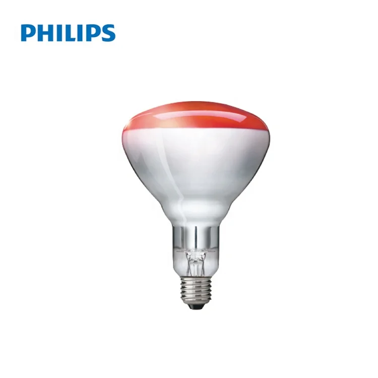 PHILIPS BR125 IR 250W E27 230-250V Красный 1CT/10 923212143801 инфракрасный промышленный