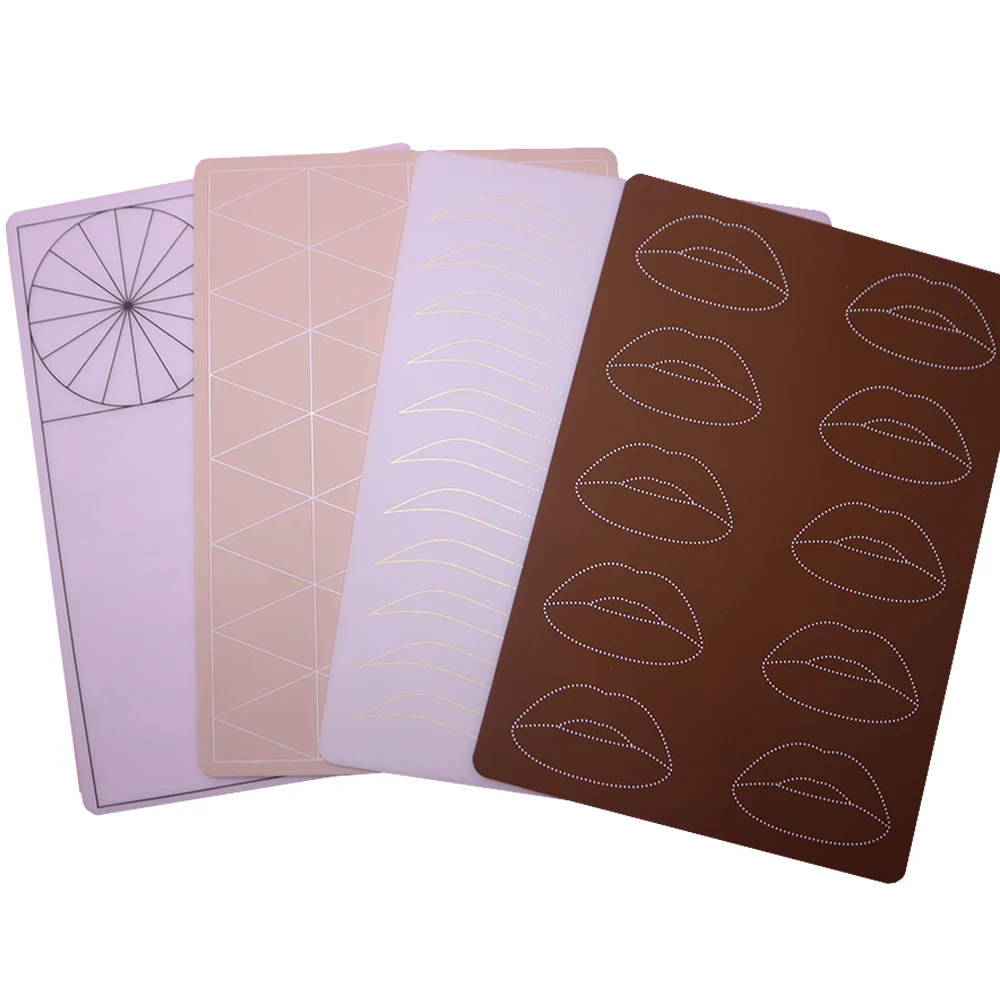 Пользовательский логотип Ombre пудра для бровей микрозатенение губ латексный лист Pmu практики кожи перманентного макияжа