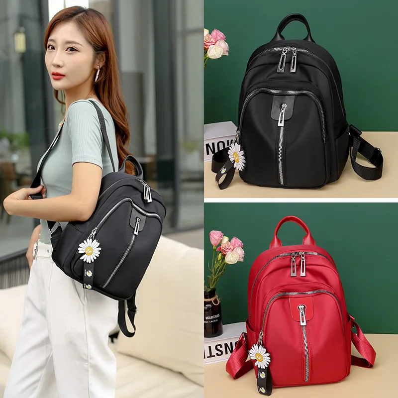 Fashion Simple Women Backpack Oxford Bag College Rucksack Water Resistant Business Travel Backpack Multipurpose Casual Backpack