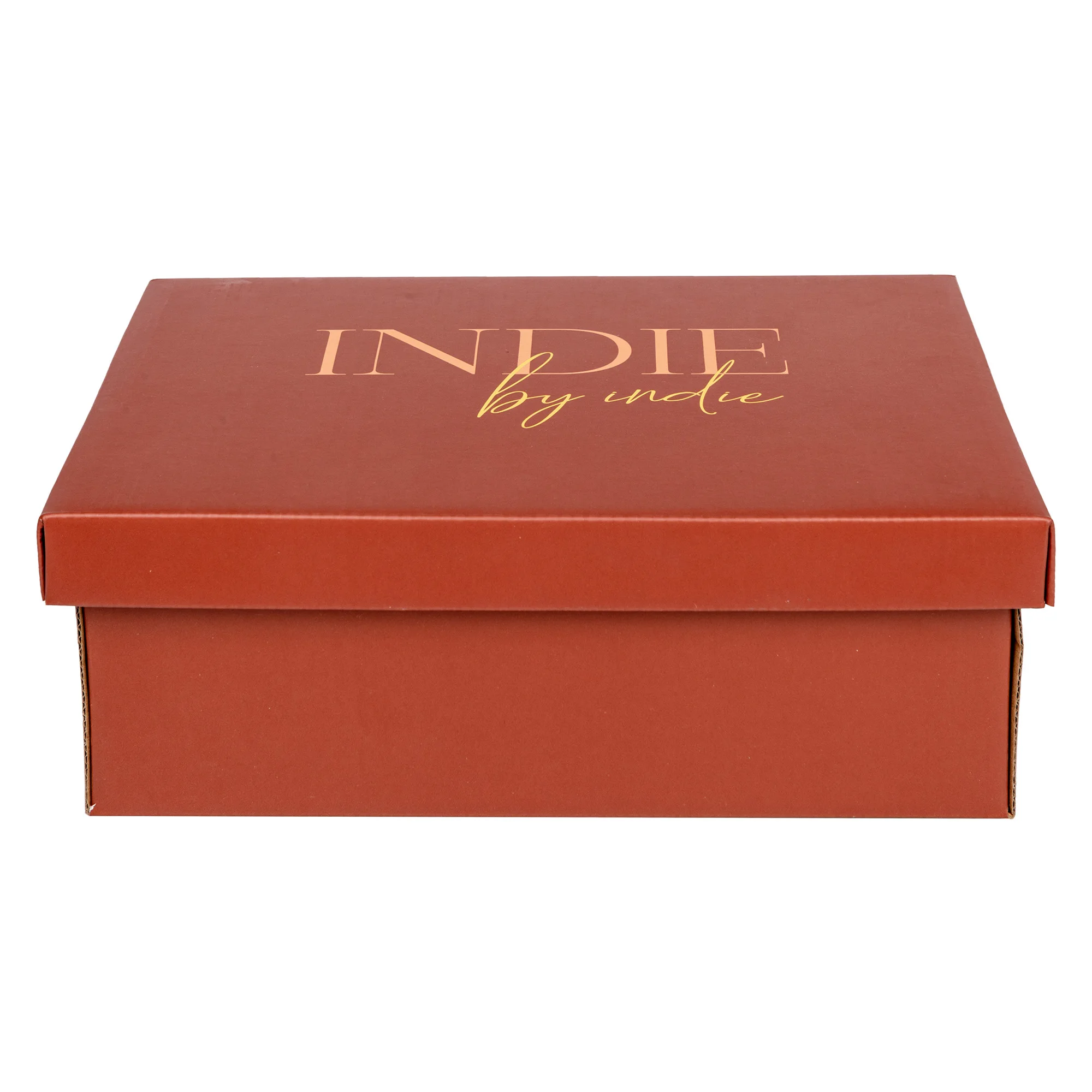 Luxury custom color plain packaging boxes cardboard gift box with handle for shoe