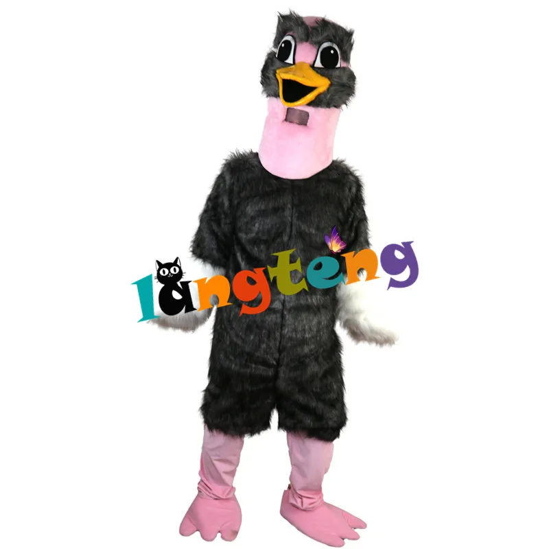 718 Cartoon Halloween Cosplay Party Christmas  Carnival Apparel Brown Ostrich Mascot Costumes