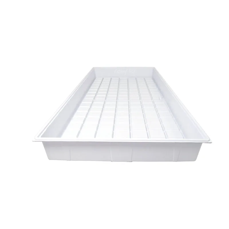 Black White 4x8 Abs Plastic Drain Flood Grow Trays Growing System Hydroponic Ebb And Flow Table