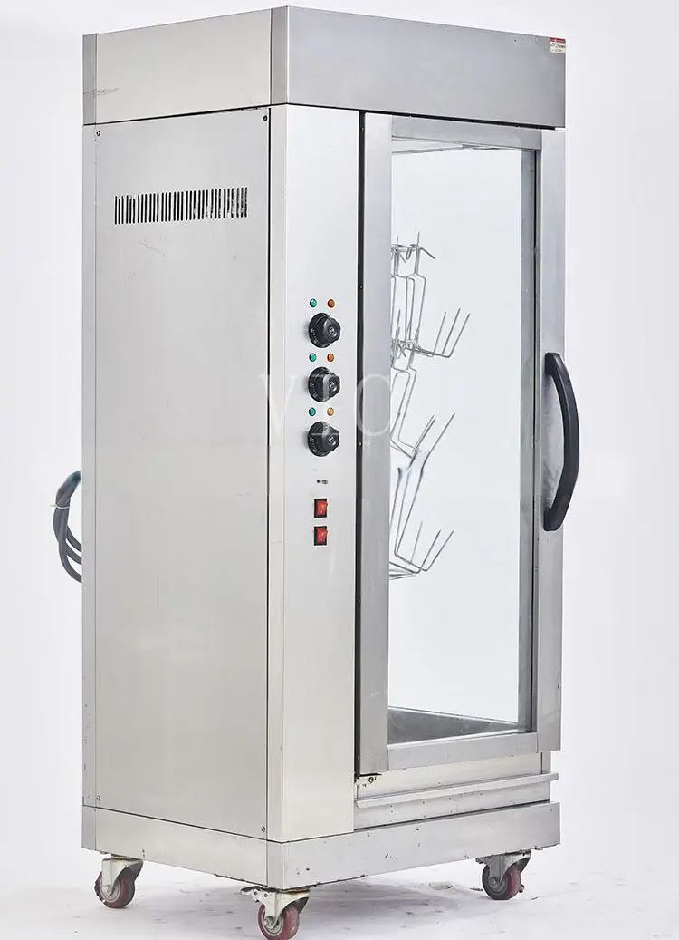 Stainless steel duck rotisserie oven electric commerical chicken roaster