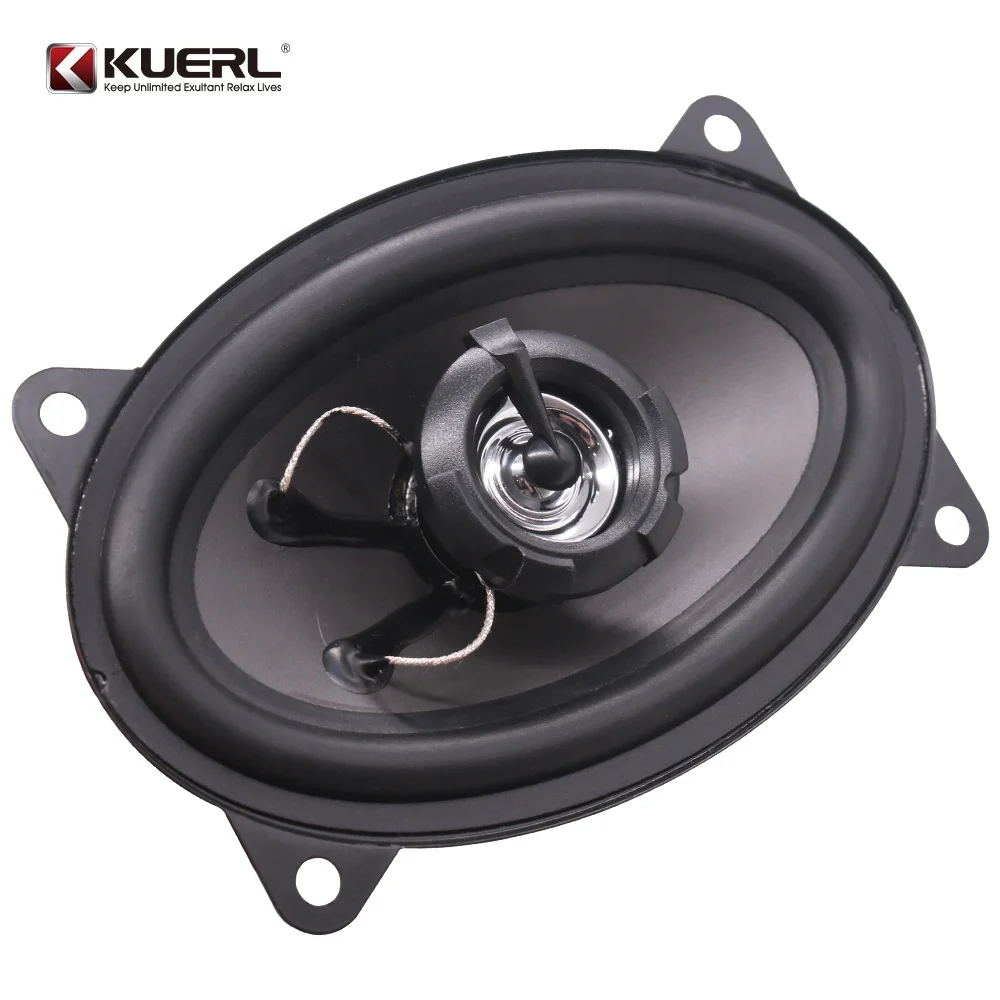Ready stock supply bass car coaxial speaker 4*6 inch high power car stereo speaker