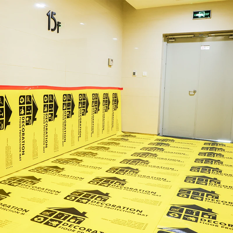 Indoor Floor Tile And Wood Floor Protection Film Non-woven Fabric Advertising Film Super Cotton For Home Improvement