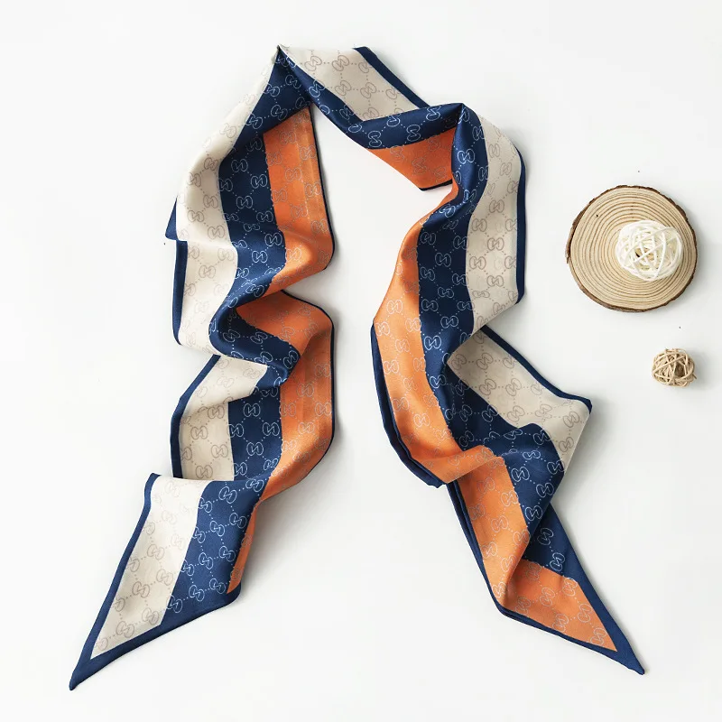 New Printing Letter Lady  Knitted Scarves Wholesale  Small Brews Fashion Elegant Square Scarf
