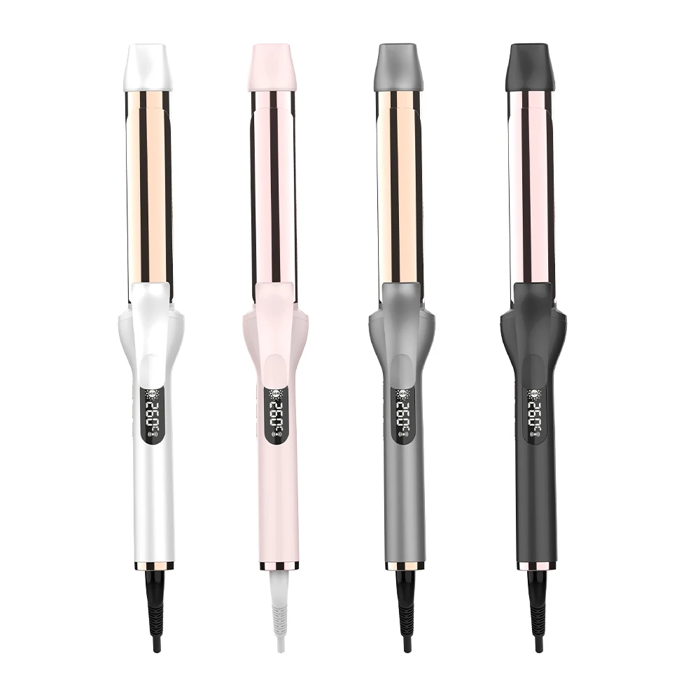 5 temperature rotating oval wide parts automatic logo cool air curling iron parts comb with logo